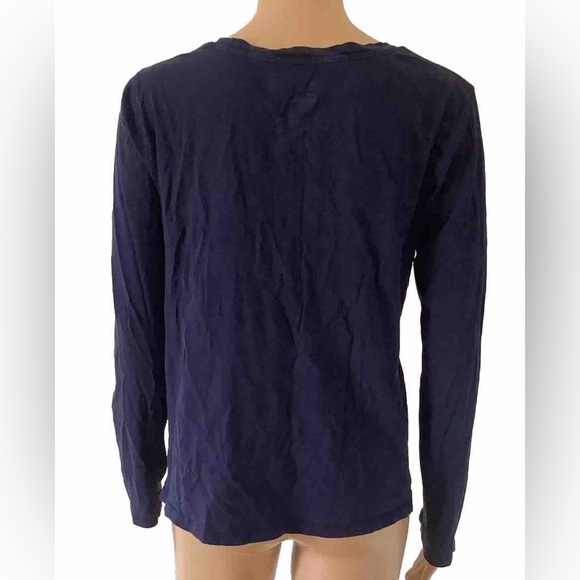 Gap the essential V-neck tee long sleeve Medium women’s - Picture 9 of 13